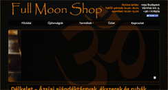 Desktop Screenshot of fullmoonshop.hu