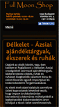 Mobile Screenshot of fullmoonshop.hu