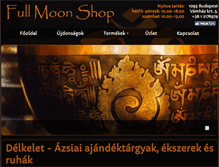 Tablet Screenshot of fullmoonshop.hu